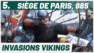 L'origine des ROIS DE FRANCE ? Siège de Paris 885. Invasions Vikings (5/10).
