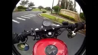 Harley Davidson Forty-Eight with D&D Bobcat exhaust