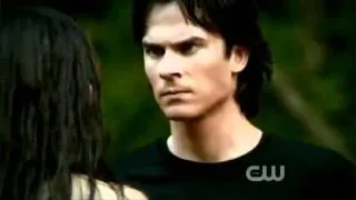 Vampire Diaries 3x02 - Damon Pushes Elena Into The Water