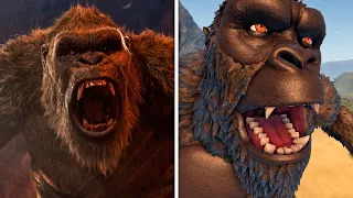 KONG 2021 MELHORES CENAS do FILME! - Kaiju Universe VS Godzilla VS Kong | ROBLOX