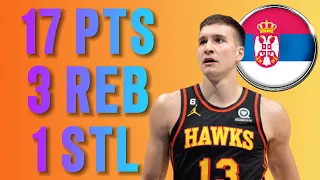 Bogdan Bogdanovic Lights Up the Court! | Hawks vs. Warriors 2024 Player Highlights