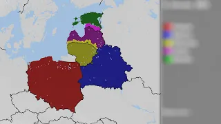 Poland vs Belarus vs Lithuania vs Latvia vs Estonia | Country vs Country Alternative War 2022