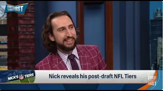 FIRST THINGS FIRST | Nick Wright RANKS NFL Teams, Bears to top, Eagles Fall, Broncos, Raiders bottom