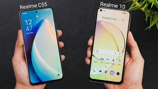 Realme 10 vs Realme C55 Comparison in HINDI | KAUN SA LE?🤔 | Realme C55 vs Realme 10