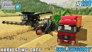 This is how I prepared fields for sowing & harvested oats | Erlengrat Farm | FS 22 | Timelapse #128