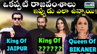 10 Wealthiest Royal Families Living In India | ఒకప్పటి రాజవంశాలు ఇప్పుడు ఎలా ఉన్నాయి? | Info Geeks