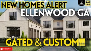 New Homes Alert Ellenwood GA - Custom Modern Home in Gated Community - Atlanta Suburbs