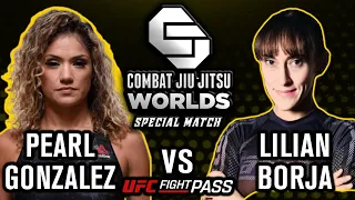 NASTY INJURY! Pearl Gonzalez vs. Lilian Borja - Combat Jiu-Jitsu Worlds The Middleweights