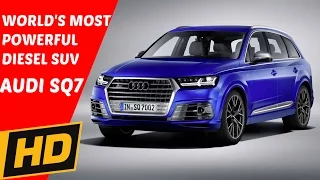 2017 Audi SQ7 TDI Is Apparently The World's Most Powerful Diesel SUV With 429 HP