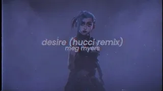 meg myers - desire (hucci remix) [sped up + reverb]