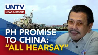 Chinese Embassy official insists PH made a 'promise' to remove BRP Sierra Madre from Ayungin Shoal