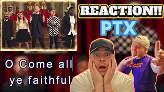 This hit differently! Pentatonix - O Come all ye faithful | First Reaction!!😍