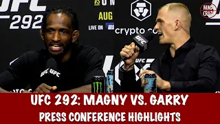 HEATED! Neil Magny vs. Ian Garry Press Conference Highlights UFC 292