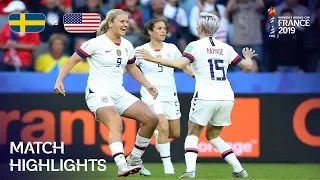 Sweden v USA | FIFA Women’s World Cup France 2019 | Match Highlights