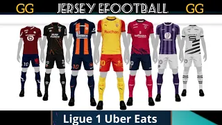 New Kits! "Ligue 1 Uber Eats" Jersey Update Efootball 2024🔥