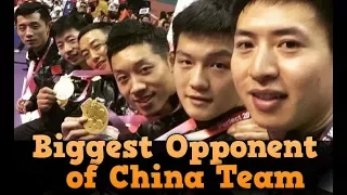 Biggest Opponent for China Team in WTTTC 2018