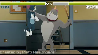 Tom & Jerry vs Spike & Toots with healthbars|Tom & Jerry (2021)