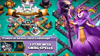 3 Star Pumpkin Graveyard Challenge With Swag Spells | Crazy Rayhaan | Clash Of Clans