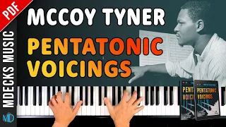 McCoy Tyner Etude. Pentatonic Voicings Course by mDecks Music. Jazz Piano Tutorial