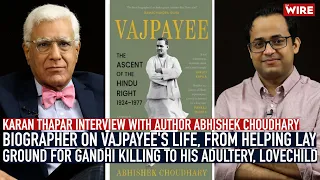 Biographer on Vajpayee's Life, From Helping Lay Ground For Gandhi Killing To His Adultery, Lovechild