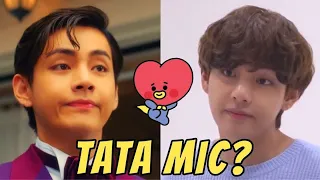 Taehyung Make Tata Mic Face For straight 2 min😄💜