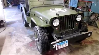 Installing A 12Volt Fan 1946 Willys Jeep Flex-A-Lite Radiator Fan Review