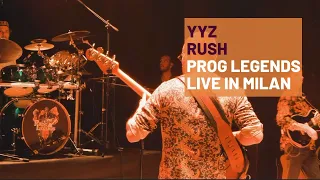 YYZ (Rush) - Prog Legends - The Great Progressive Rock Show - Live in Milan - With drum solo!