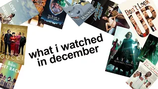 what i watched in december
