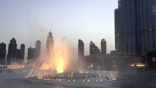 La fuente del Dubai Mall