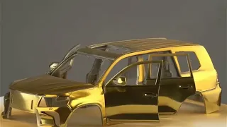 Restoration Lexus Lx570 suv to luxury gold car  #restoration #suv