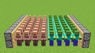 x300 villagers and x300 zombies combined