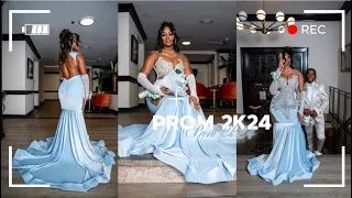 PROM 2024 VLOG : prep + GRWM | hair,makeup,nails,photoshoot & moreeee !!| Camthaartist Tv