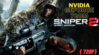 Sniper Ghost Warrior 2 test on | Core i5 4300U | Nvidia 720m | Graphics (720p)