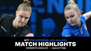 Hana Arapovic vs Rachel Moret | WS Qual | WTT Star Contender Ljubljana 2023