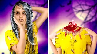 👻 SCARY HALLOWEEN PRANKS AND SPOOKY DIY COSTUME IDEAS🎃 Halloween Pranking Ideas By 123 GO Like!