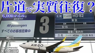 お得な特典航空券の発券方法教えます！AIR DO 旭川→東京(羽田)