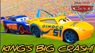 Disney Pixar Cars | The King's Big Crash (Cars 3 Version)
