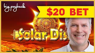 LIVE PLAY BONUS! Solar Disc Slot - HIGH LIMIT ACTION!