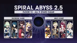 Spiral Abyss 2.4 [ All 4-Stars Characters and Weapons ] - Floor 12 Clear