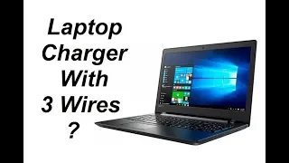 How to running the laptop with 12v battery / 3 wires Charger?