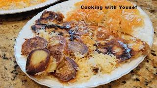 Persian Basmati Rice with Three Kinds of Tahdig (Crispy Rice) - Cooking with Yousef