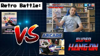 Super Hang On Arcade vs MegaDrive/Genesis