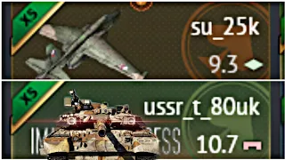 NEW  SQUADRON VEHICLE T-80UK  + Su-25k STRONG COMBO