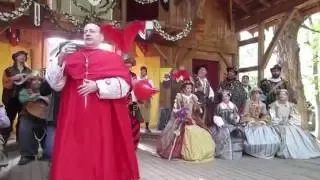 Cardinal Tallini & Miguel  July 10, 2016 at the Sterling Renaissance Festival