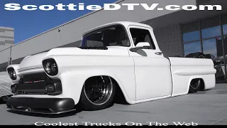 1958 Chevrolet Apache Pickup Truck Street Truck Track Ready Twin Turbo 1000HP Beast 2021 SEMA Show