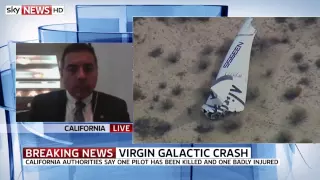 Retired Astronaut Says Virgin Galactic Plane Could Have Been "Testing New Mix Of Fuel"