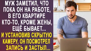 Муж заметил, что пока он на работе, в его квартире кто-то бывает. И установив скрытую камеру...