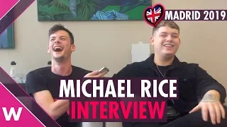 Michael Rice "Bigger Than Us" (UK 2019) Interview @ #PrePartyES Eurovision Party Madrid