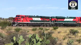 [HD] Trenes de carga más largos del Ferrocarril Mexicano