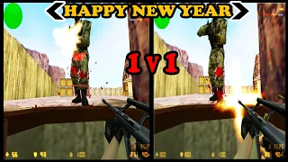 Counter Strike 1.6 || 1 V 1 New Year Special || Mission : Militia